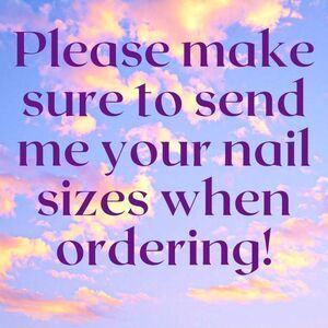 🚨 NAIL SIZING 🚨 EXAMPLES SHOWN 🚨